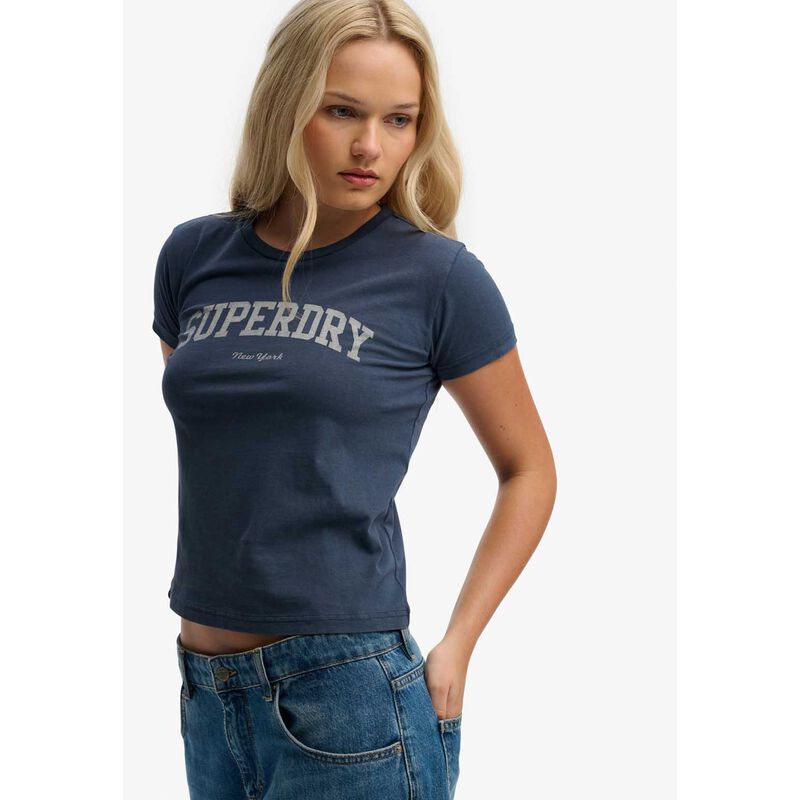 Superdry Ath Ess Fitted Graphic Tee image number 2